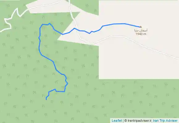 ترک جی پی اس مسیر قله اسمانسرا منجیل