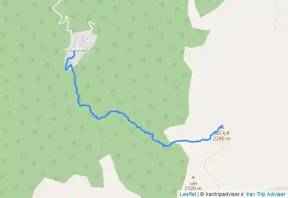 ترک جی پی اس Abbasali-قله عباسعلی (لاکمر)