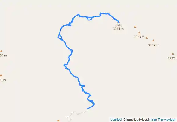 ترک جی پی اس کوه تشگر استان هرمزگان