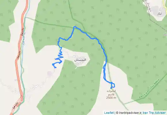 ترک جی پی اس الیمستان   قله امامزاده قاسم