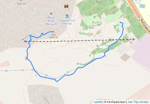 ترک جی پی اس کوه صفه