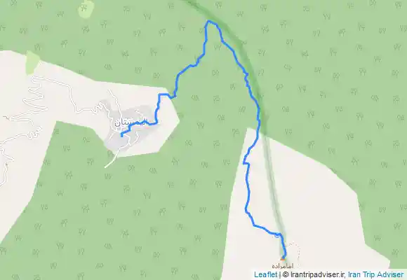 ترک جی پی اس الیمستان به امام زاده قاسم