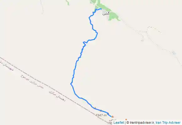 ترک جی پی اس قله پـازنان بام استان بوشهر