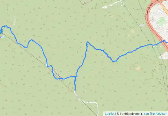 ترک جی پی اس مسیر کوه دراک تا پناهگاه امیریه