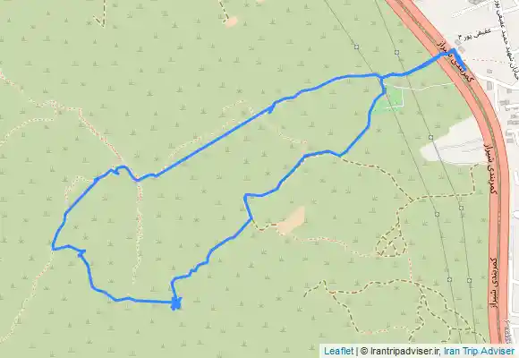 ترک جی پی اس دره هخامنش کوه دراک شیراز