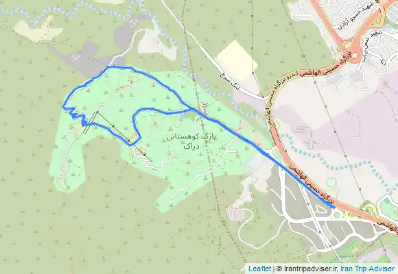 ترک جی پی اس دوچرخه سواری در پارک کوهستانی دراک