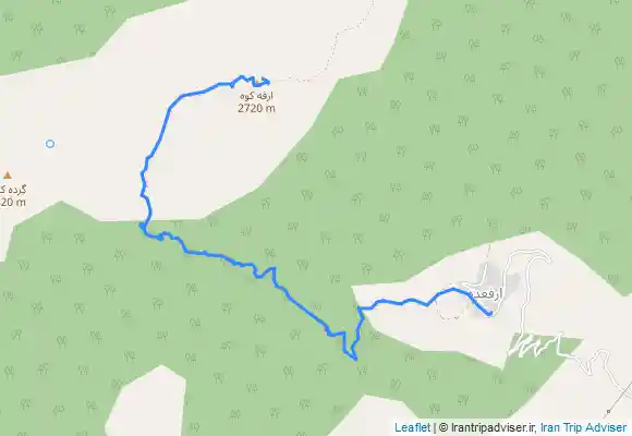 ترک جی پی اس قله ارفع کوه