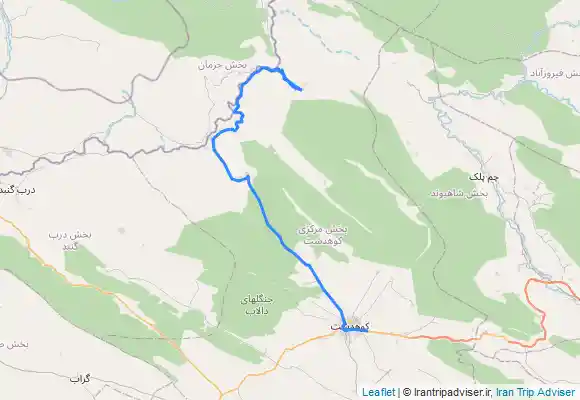 ترک جی پی اس Shirz Canyon of Kuhdasht - دره شیرز - کوهدشت لرستان ( گرند کانیون ایران )