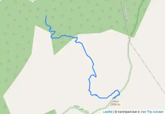 ترک جی پی اس صعود یال شمال شمال غرب شاهدژ