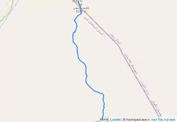 ترک جی پی اس قله بلقیس زنجان