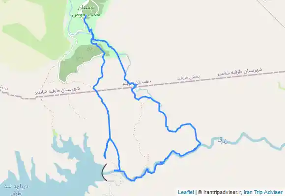 ترک جی پی اس هفت حوض و سد طرق