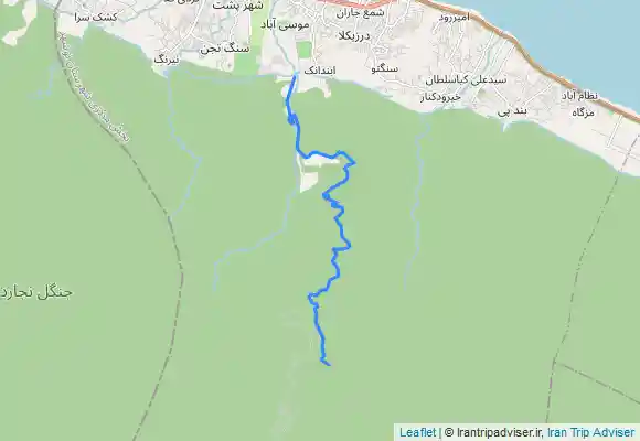 ترک جی پی اس آبشار دارنو به نوشهر