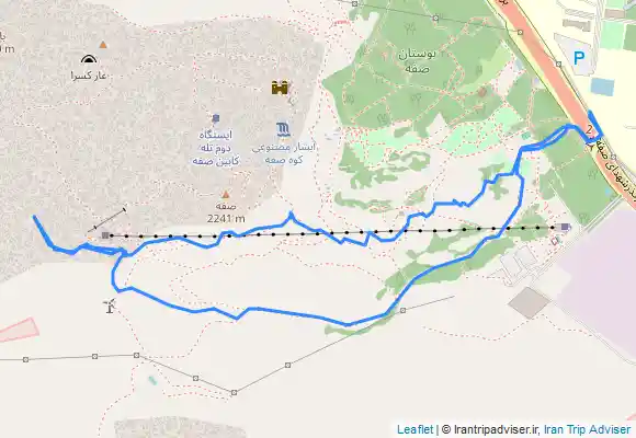 ترک جی پی اس رفت به قله صفه