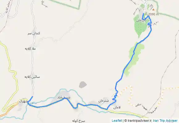 ترک جی پی اس قلعه الموت (حسن صباح)