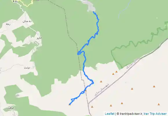 ترک جی پی اس جنگل راش به قله خرو نرو