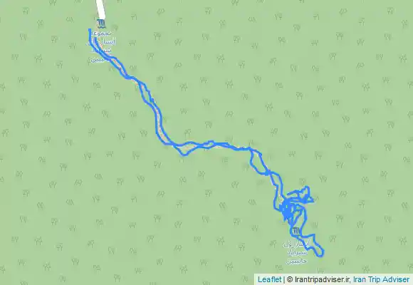 ترک جی پی اس Shirabad waterfall