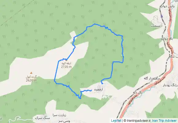 ترک جی پی اس ارفع کوه