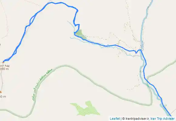 ترک جی پی اس PAHNE HESAR -  قله پهنه حصار از مسیر سنگان