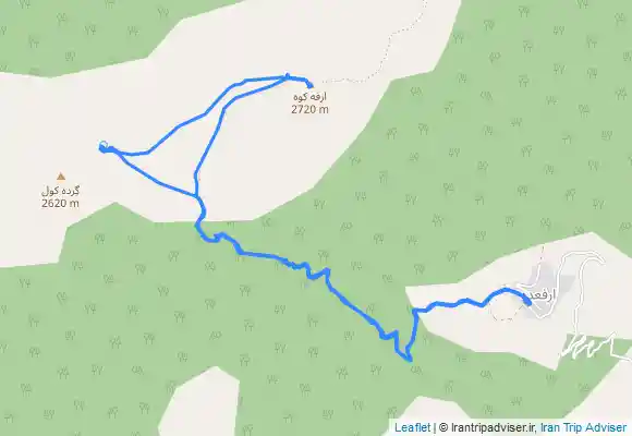 ترک جی پی اس ARFA KOH - ارفع کوه