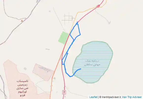 ترک جی پی اس Salt lake. حوض سلطان