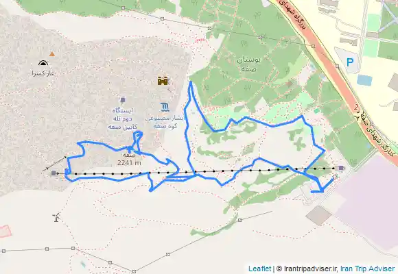 ترک جی پی اس 98/10/06- قله صفه از مسیر مرعشی