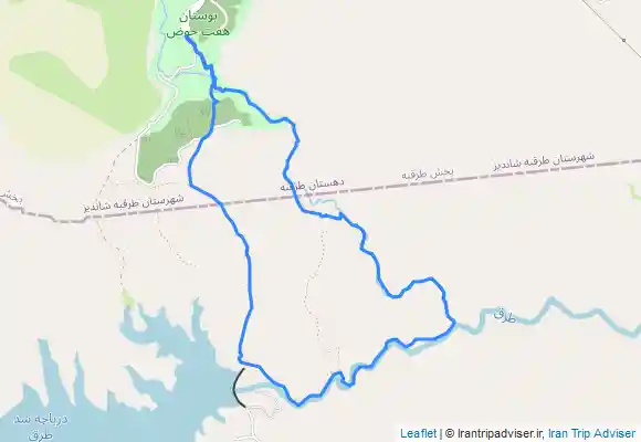 ترک جی پی اس پیمایش هفت حوض به سدطرق