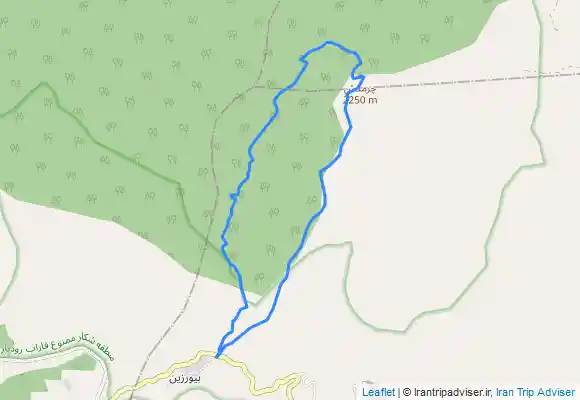 ترک جی پی اس قله چرم کش