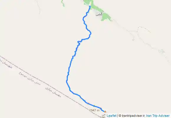 ترک جی پی اس قله بيرمي-روستاي گشي-بوشهر-مسير تنگ روان