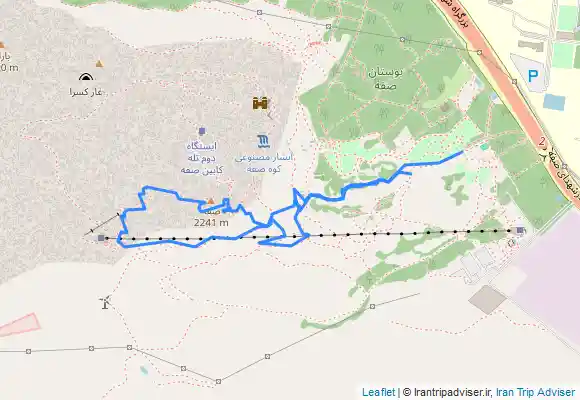 ترک جی پی اس باغ وحش، مرعشی، تنوره، قله صفه