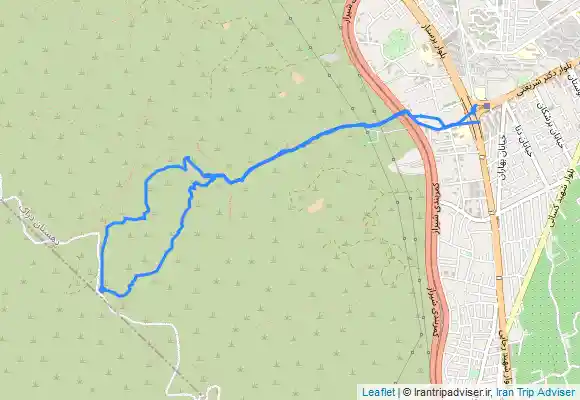 ترک جی پی اس شیراز ، دراک ، یک مسیر جدید و بیراهه به پناهگاه غدیریه و فرود از دره سه کاج