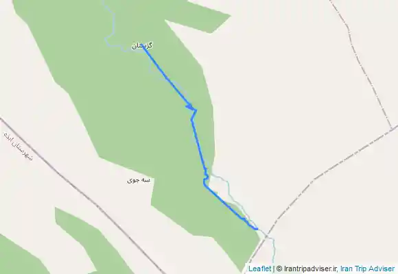 ترک جی پی اس آبشار زردلیمه به روستای گزستان