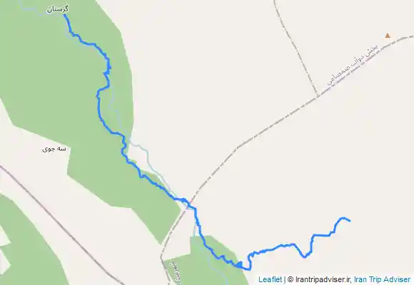 ترک جی پی اس آبشار زردلیمه