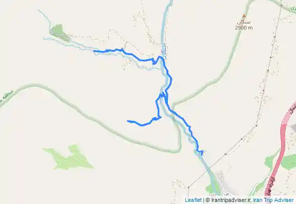 ترک جی پی اس گلگشت آبشار سنگان