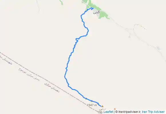 ترک جی پی اس بام استان بوشهر قله بیرمی