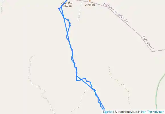 ترک جی پی اس قله شاه جهان بام خراسان شمالی