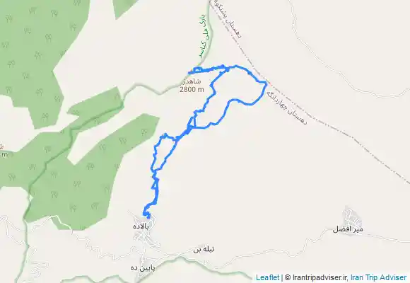 ترک جی پی اس قله شاهدژ