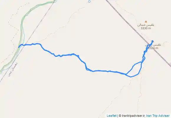 ترک جی پی اس کوه بلقیس