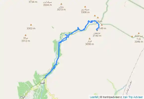 ترک جی پی اس قله پرسون