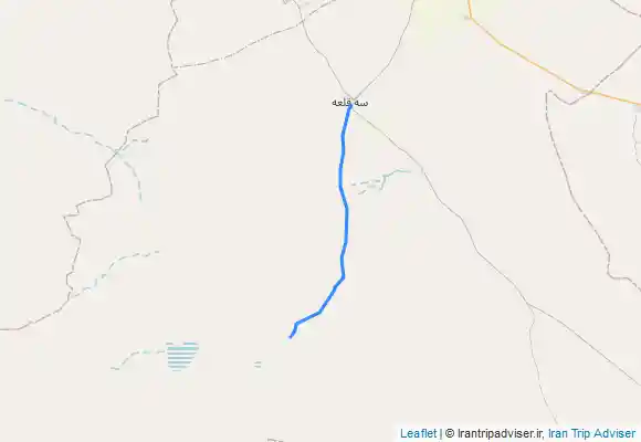 ترک جی پی اس مسیر دسترسی اقامتگاه نمکزار کویر سه قلعه