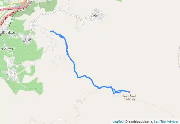 ترک جی پی اس قله اسمانسرا