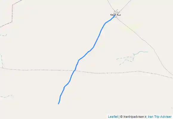 ترک جی پی اس مسیریه قلعه تا رصدگاه از سمت دق