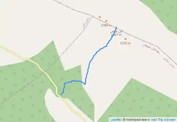 ترک جی پی اس قله کان صیفی جبهه جنوبی