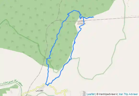 ترک جی پی اس از مسیر اسمانسرای لوشان به چرمهکش