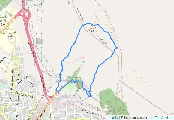ترک جی پی اس مسیر قله بیجی/ رفت و برگشت 