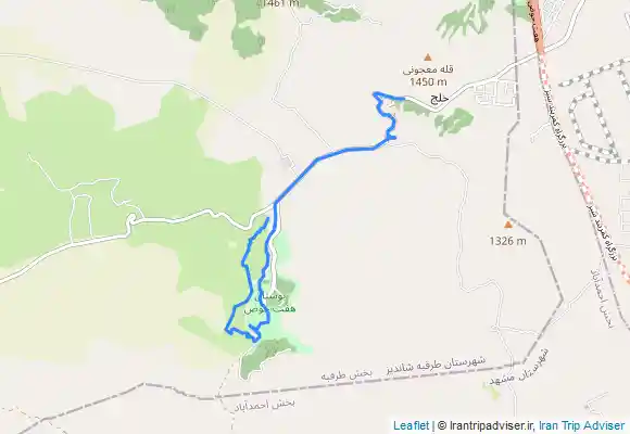 ترک جی پی اس مسیر انحرافی 7حوض
