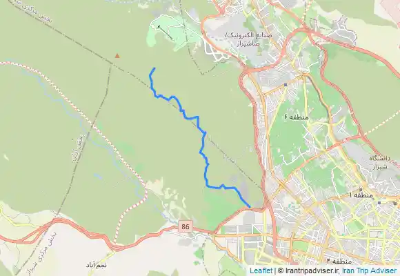 ترک جی پی اس شیراز ، دراک ، صعود به خانه های امن و کلبه های کوهستان دراک
