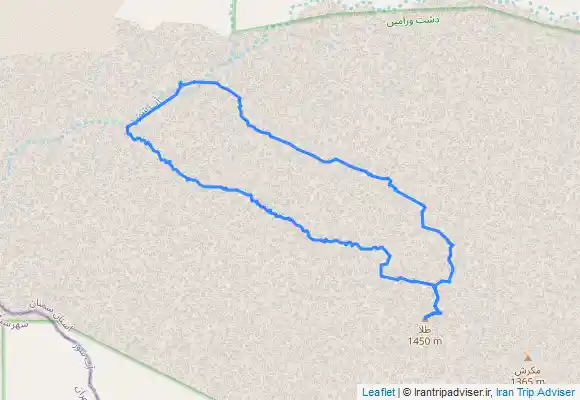 ترک جی پی اس قله طلا - (کوه سرخ) - ورامین