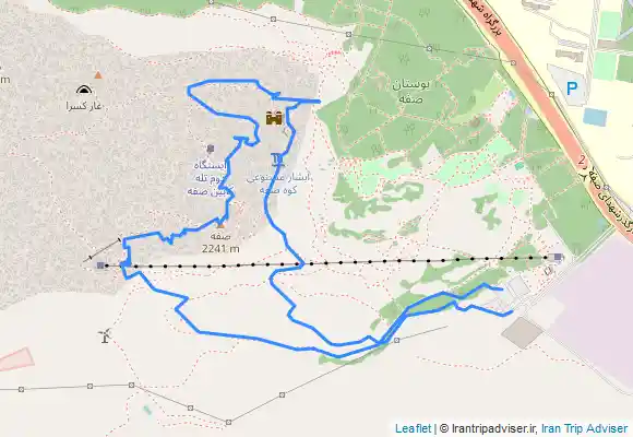 ترک جی پی اس قله کوه صفه اصفهان ۱۳۹۹/۱۱/۰۳