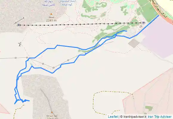ترک جی پی اس هفت چشمه از مسیر گردنه شیطون ۱۳۹۹/۱۱/۱۰