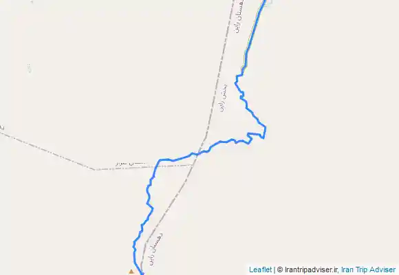 ترک جی پی اس صعود زمستانه کوه هزار کرمان از سمت آبشار راین